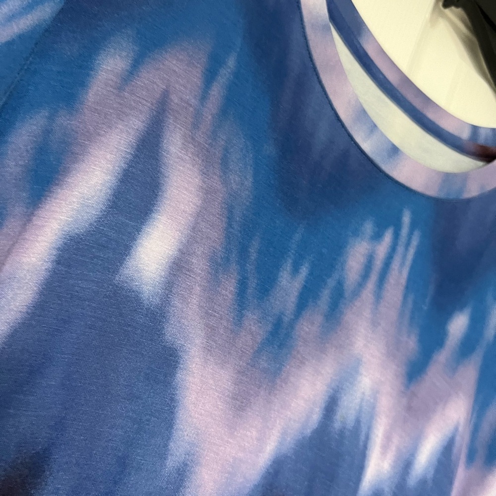 LOGO by Lori Goldstein Blue and Purple Tunic - Picture 7 of 10